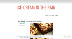 Desktop Screenshot of icecreamintherain.com