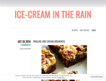Tablet Screenshot of icecreamintherain.com